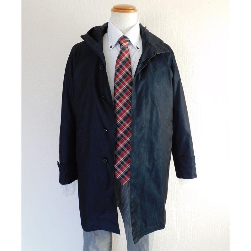 コート メンズ ビジネス 無地 ステンカラーコート フード付 激安 ビジネスコート S As18 ワイシャツ ブルーム Bloom 通販 Yahoo ショッピング