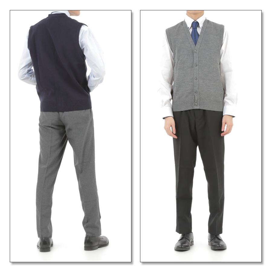 ニットベスト メンズ セーター Vネック 前開き 無地 日本製 洗える ウォッシャブル 家庭洗濯 ビジネス カジュアル ギフト M L LL |  | 12