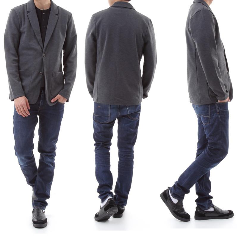 【成人の日セール】メンズ スーツ カジュアルスーツ ジャージ素材 大きいサイズ 上下 セットアップ スリム オールシーズン メンズ テーラード 無地 |  | 05