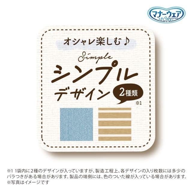 【ケース販売】マナーウェア 男の子用 SSS モカストライプ・ライトブルージーンズ 52枚×8個(416枚) ユニ・チャーム ペット 犬 お肌サラサラ 短時間 モレ安心_4