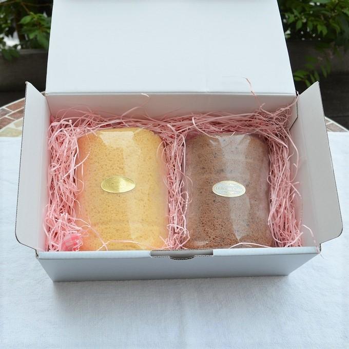 ロールケーキ　ブロッサムオリジナルババロアロールケーキ2本セット（ギフトBOX）　北海道産小麦　冷凍 【送料無料（地域別追加送料あり）】｜blossom-shop｜06