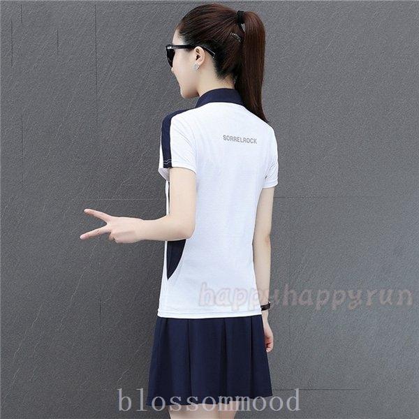 ゴルフウェア レディース 大きいサイズ 3l Ll 夏 30代 40代 50代 プリーツ テニス 半袖シャツ スカート上下セット セットアップ コーデ Djpbiubnht ゴルフ Blackrockconst Com