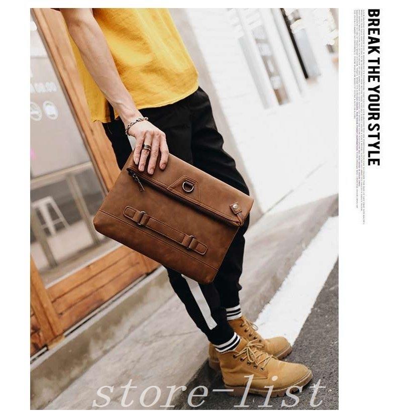 セカンドバッグハンドバッグ手持ちバッグpuかばん鞄メンズバッグカジュアルメンズバッグバックパックカバン 無料発送