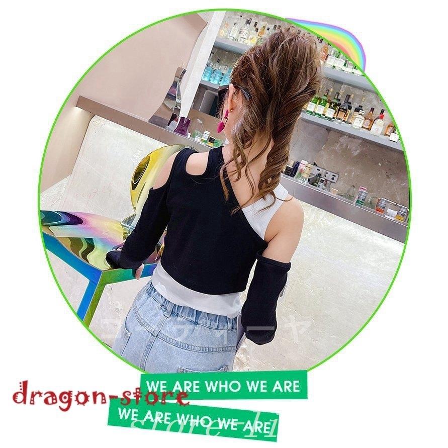 キッズダンス衣装セットアップデニムパンツダメージパンツへそ出しガールズ女の子tシャッツトップスベストヒップホップ発表会韓国 新しく着き