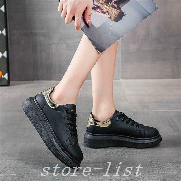 スニーカー白レディースおしゃれ40代30代厚底4cm身長up疲れないカップルシューズ韓国通勤靴カジュアル軽量美脚おしゃれ春夏秋冬22新作 安い割引