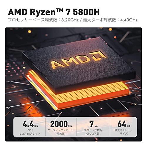 TRIGKEY ミニpc Speed S5 Pro AMD アウトレット Ryzen 7 5800H(8 コア