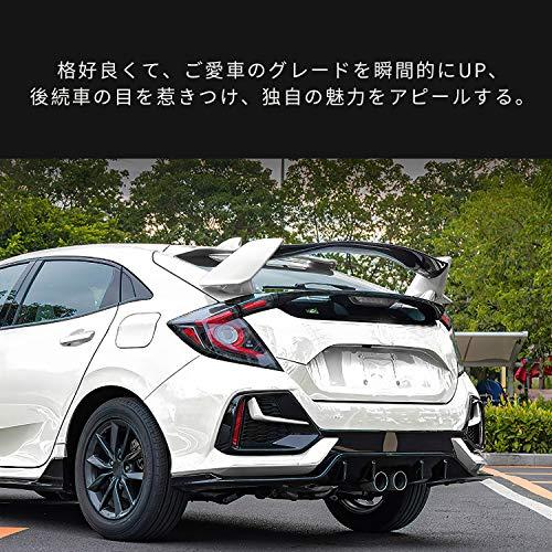 YUANZHENGホンダ シビック ハッチバック リアウィング リアスポイラー FK7 FK8 タイプR適用 リア アンダー スポイラー 201 プラチナホワイト パール FK8