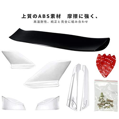 YUANZHENGホンダ シビック ハッチバック リアウィング リアスポイラー FK7 FK8 タイプR適用 リア アンダー スポイラー 201 プラチナホワイト パール FK8