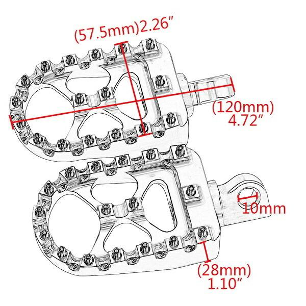 ハーレー クラブスタイル MXペグ フットペグ スポーツスター