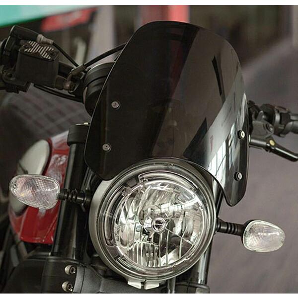 DUCATIドゥカティ ウインドシールド 風防 ブラック スクリーン 