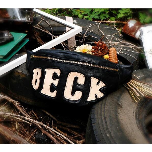 本革 BECK ライディングバッグ キルティング ウエストバッグ レザー  