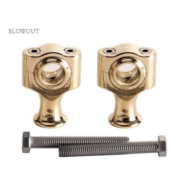 真鍮 BRASS ハンドル ライザー ライザーボルト付き ハーレー ショベル 