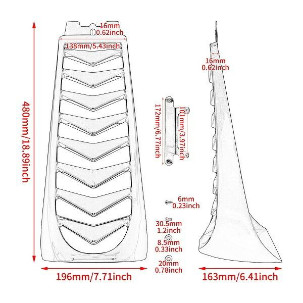 ハーレー ソフテイル ヘッドライトフェアリング チンスポイラー