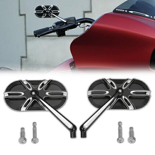 ハーレー ミラー ブラック ツーリング スポーツスター ダイナ