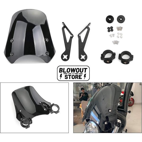 ハーレー ダイナソフトテイル ヘッドライトフェアリング フェアリング