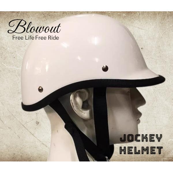 ポリスヘルメット ハーフキャップ エイジング ハーレー チョッパー