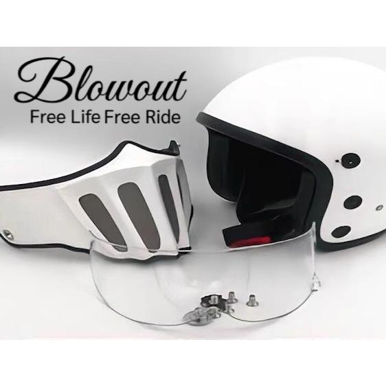 Blowout MADMASK ジェットヘルメット BELL 500-TX ハーレー チョッパー