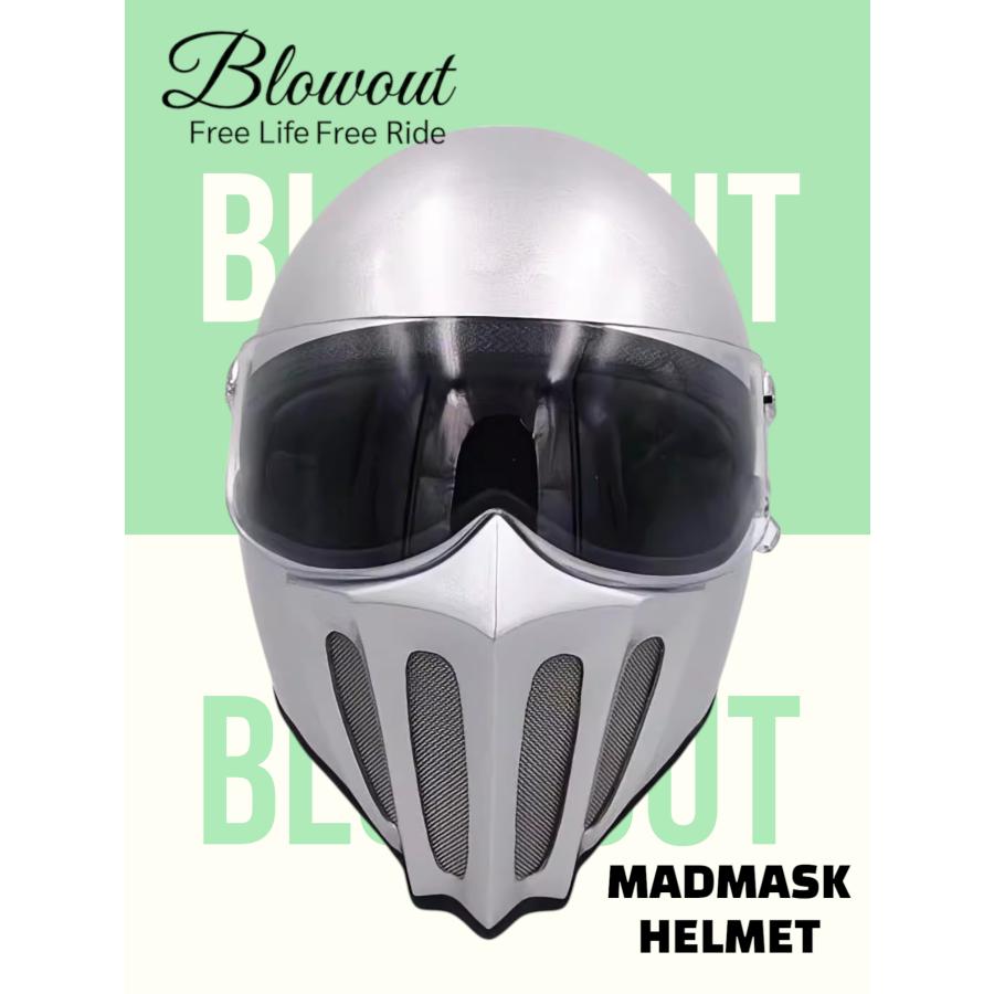 Blowout MADMASK ジェットヘルメット BELL 500-TX ハーレー チョッパー