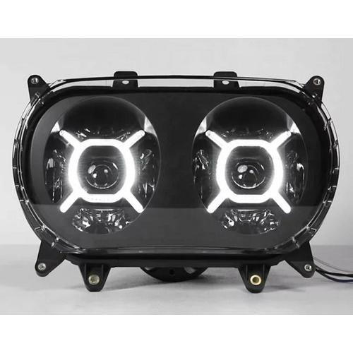 ヘッドライト LED デュアル ハーレー ロードグライド 2015-2020 Road