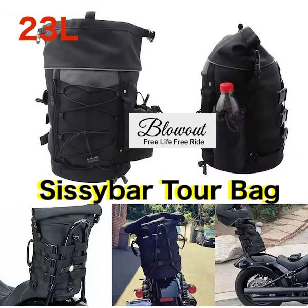 Blowout シーシーバーバッグ 23L サドルバック スポーツスター ダイナ