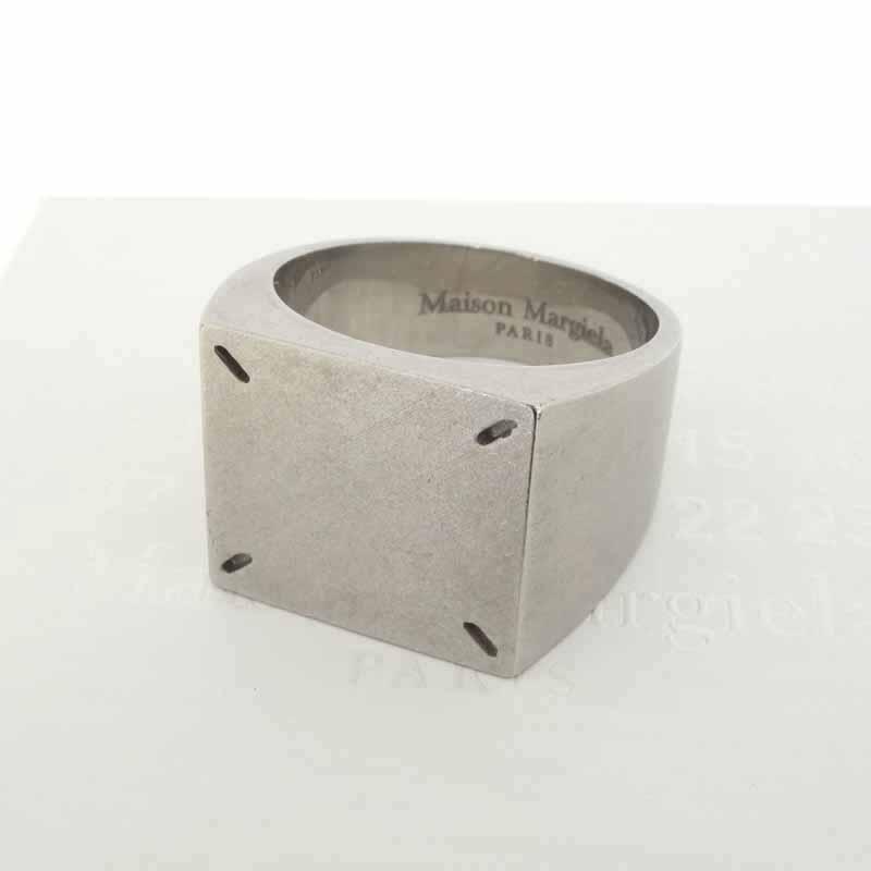 メゾンマルジェラ/MAISON MARGIELA 20SS 11○ S50UQ0062 シルバー925 ステッチ リング 41F20 サイズ ユニセックスS 日本サイズ19号 シルバー ランクA 105 (中古 :1068221439909:BLOWZ Yショッピングストア 通販 メゾンマルジェラ maison margiela リング S リバーシブル
