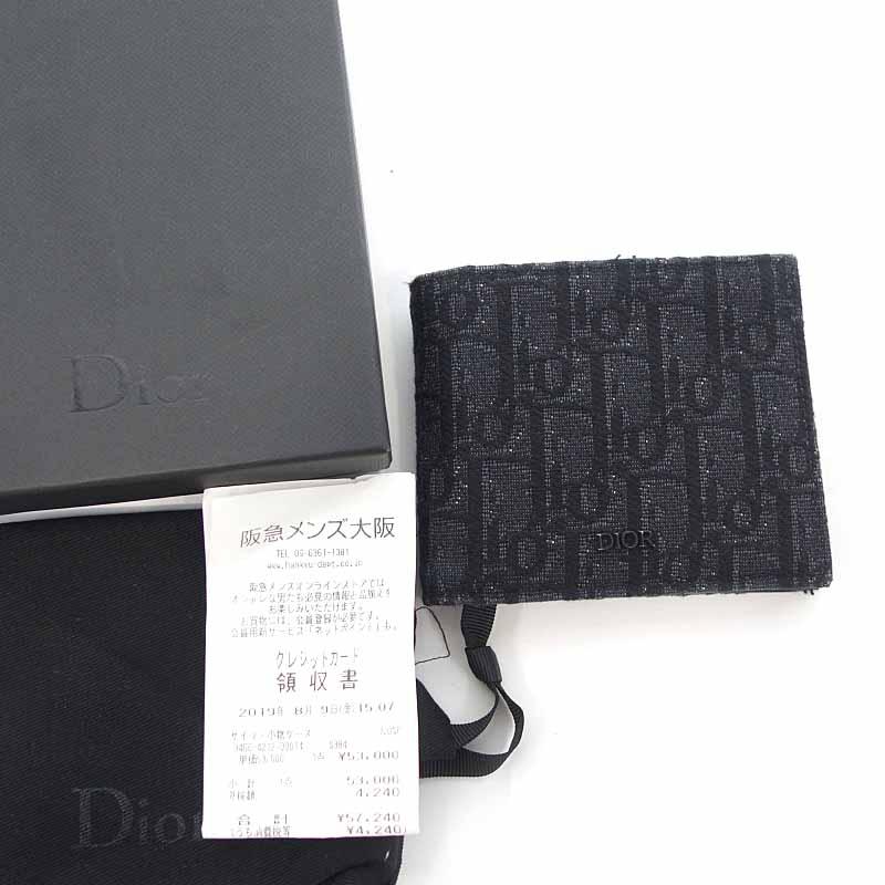 激安アウトレット ディオール Dior メンズ ウォレット ジャカード二つ折り財布 オブリーク 折り財布 Labelians Fr