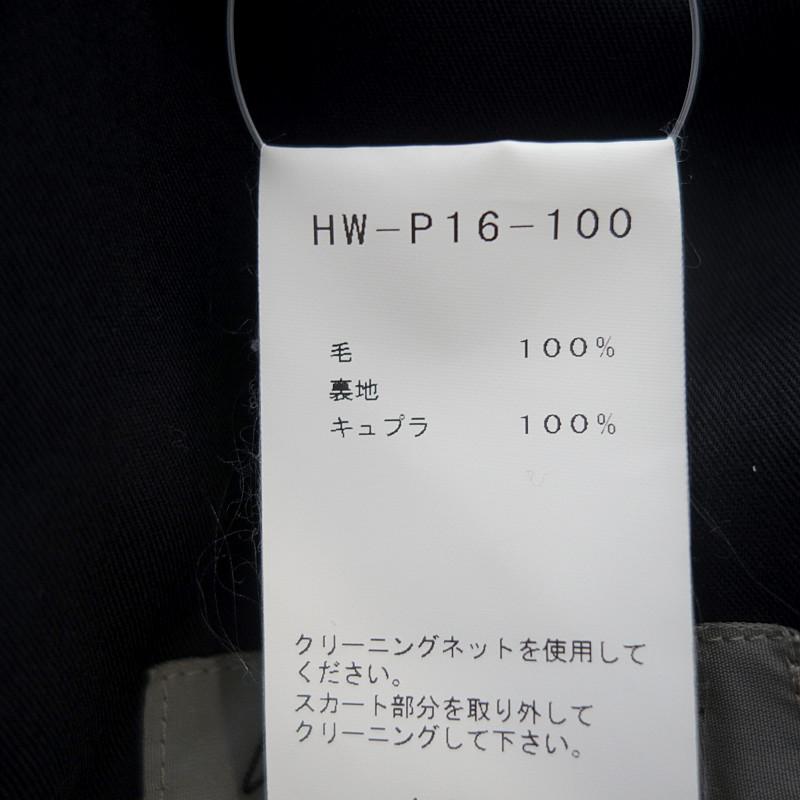 ヨウジヤマモト/YOHJI YAMAMOTO 18SS HW-P16-100 Left Pleats Mackin 