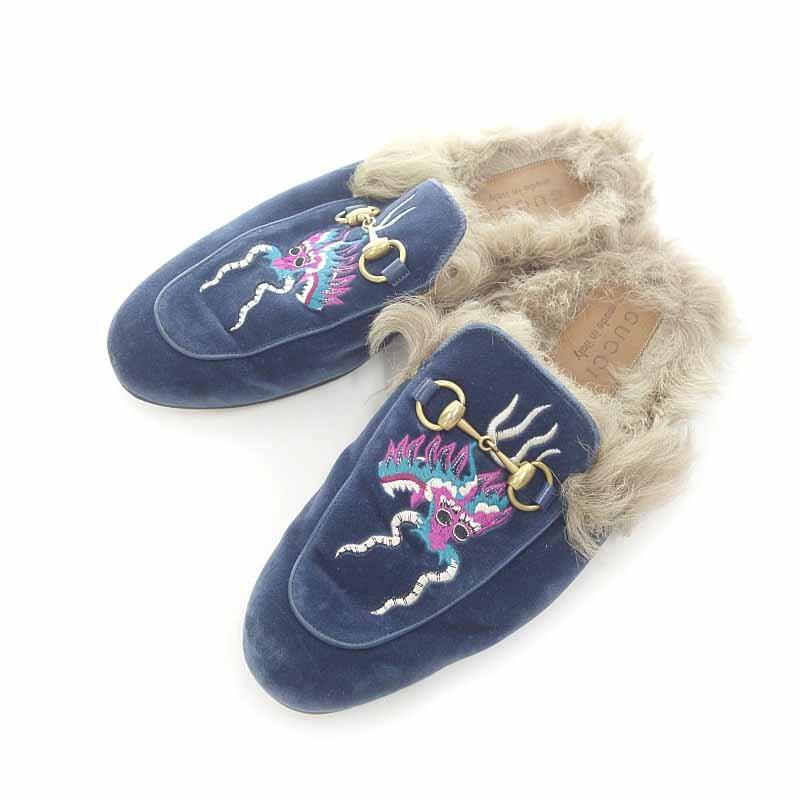 グッチ/GUCCI ホースビット ドラゴン ワッペン プリンスタウン ベロア ファー スリッポン 31K20 サイズ メンズサイス゛不明 ネイビー  ランクC 102 (中古) :1069474441374:BLOWZ Yショッピングストア - 通販 - Yahoo!ショッピング