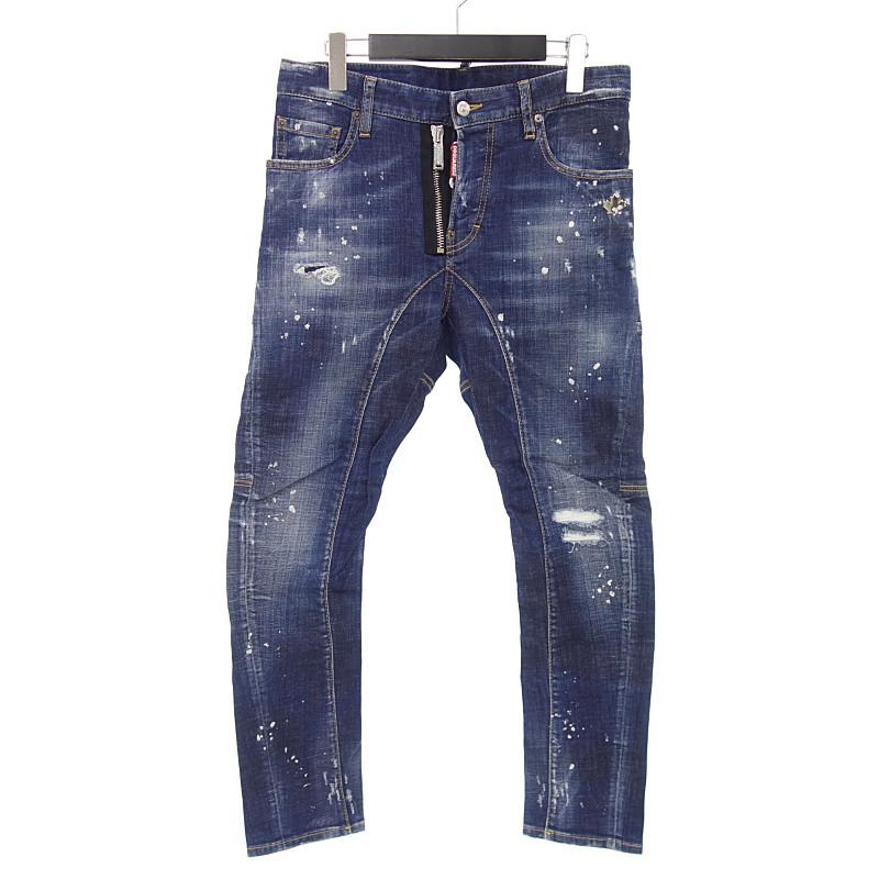 経典 ディースクエアード2 Dsquared2 ディースクエアード2 Dsquared2 aw Limited Edition Tidy Biker デニムパンツ 02g21 サイズ メンズ42 インディゴ ランクs 102 中古 ボトムス パンツ Www Smssvg Org