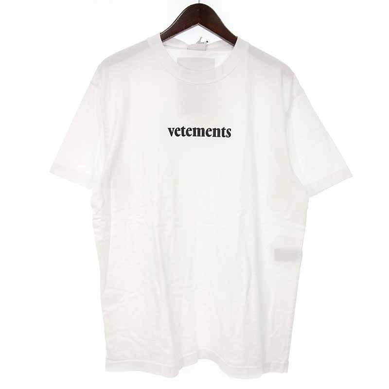 ヴェトモン/VETEMENTS 20SS バーコードパッチロゴプリントTシャツ