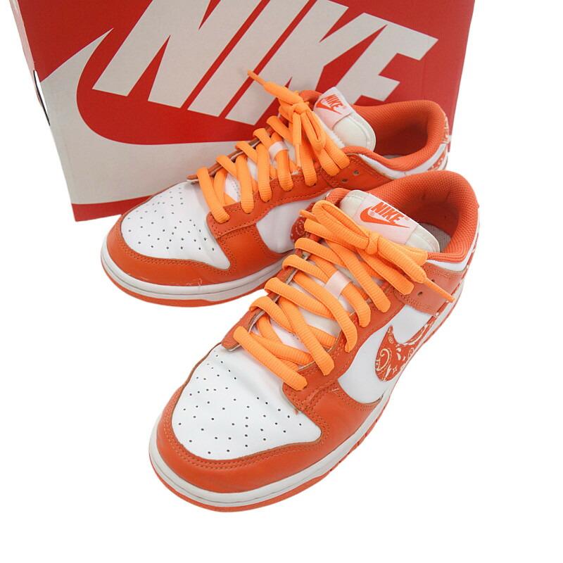 ナイキ/NIKE WMNS Dunk Low ESS Orange Paisleyスニーカー オレンジ 