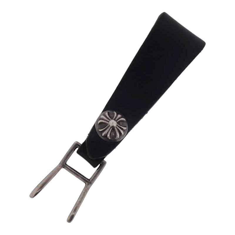 クロムハーツ/CHROME HEARTS BELT LOOP クロスボール ボタン レザー  