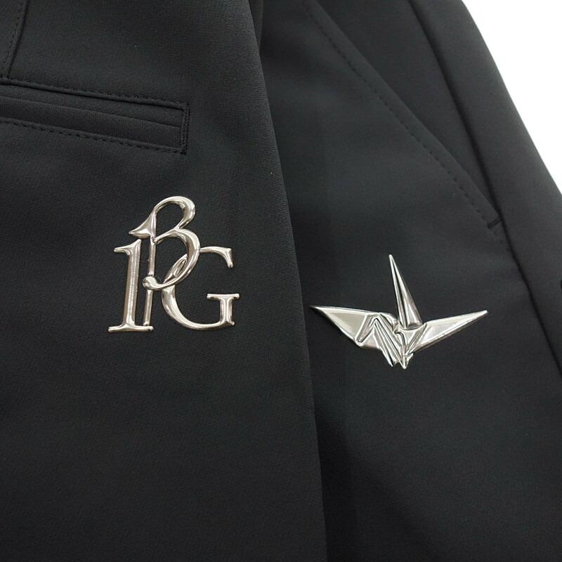 【新品】1piu1uguale3golf×三浦技研/ロングパンツ/ブラック5 新品】1piu1uguale3golf×三浦技研/ロングパンツ/ブラック5