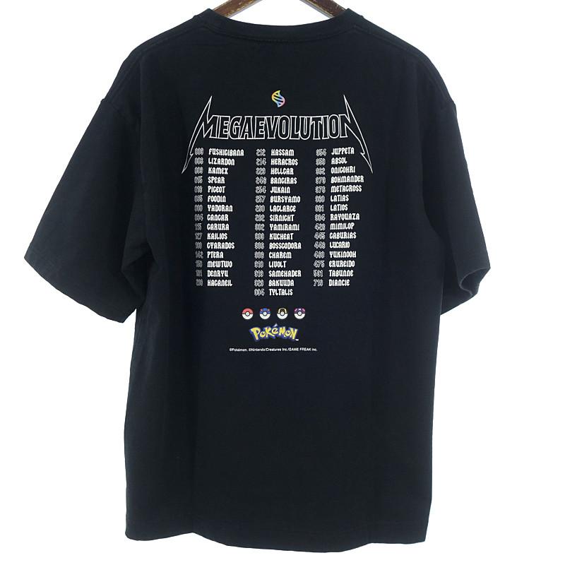 UNITED TOKYO X ポケモンリザードン メガ進化 Tシャツ ポケモン」”メガシンカ”リザードン主役のバンド風Tシャツ
