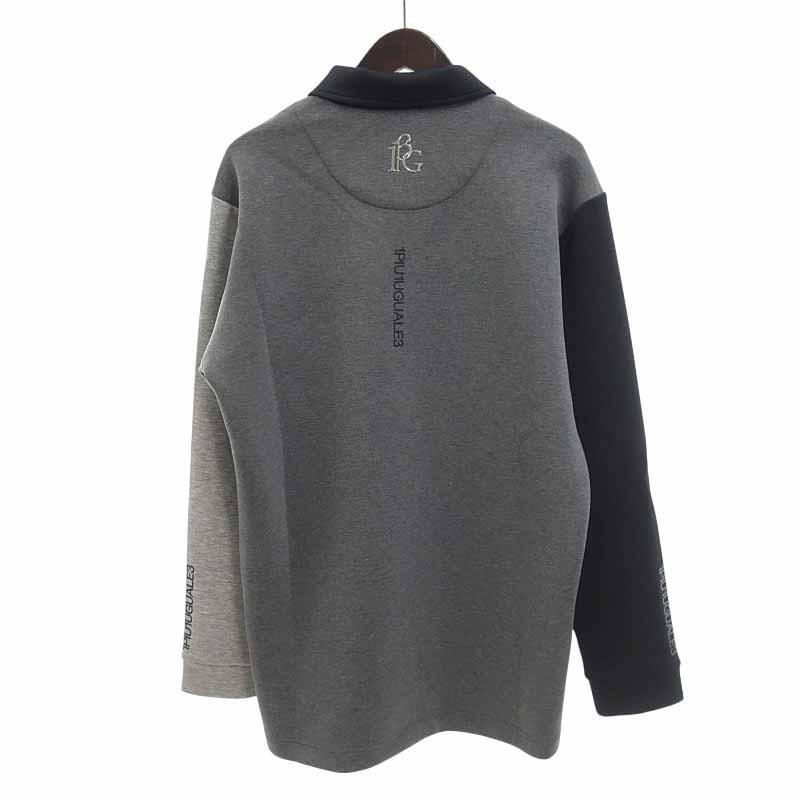 メンズウェア 1piu1uguale3 GOLF CRAZY LONG SL POLO 楽天市場】1PIU1UGUALE3 GOLF 長袖ポロシャツ メンズ 秋冬用 黒