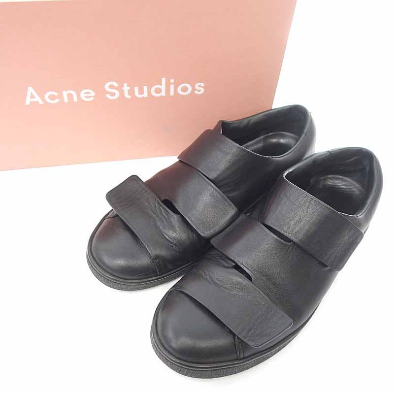 アクネ ストゥディオズ Acne Studios Triple Lo レザーベルクロスニーカー 71h サイズ メンズ43 ブラック ランクb 102 中古 Blowz Yショッピングストア 通販 Yahoo ショッピング
