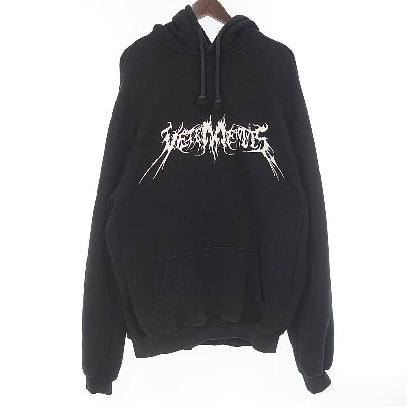 ヴェトモン/VETEMENTS TOTAL FUCKING DARKNESS TFD パーカー 82J20 サイズ メンズM ブラック ランク