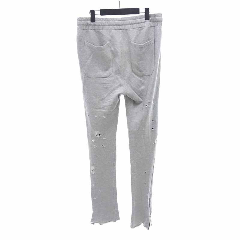 アミリ/AMIRI MX1 SWEAT PANTS ショットガンダメージ加工スウェット 