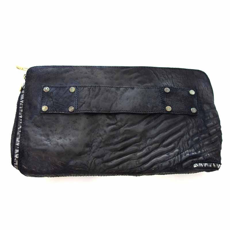 イエリブ/ierib onepiece clutch bag ホースバットレザー クラッチ 