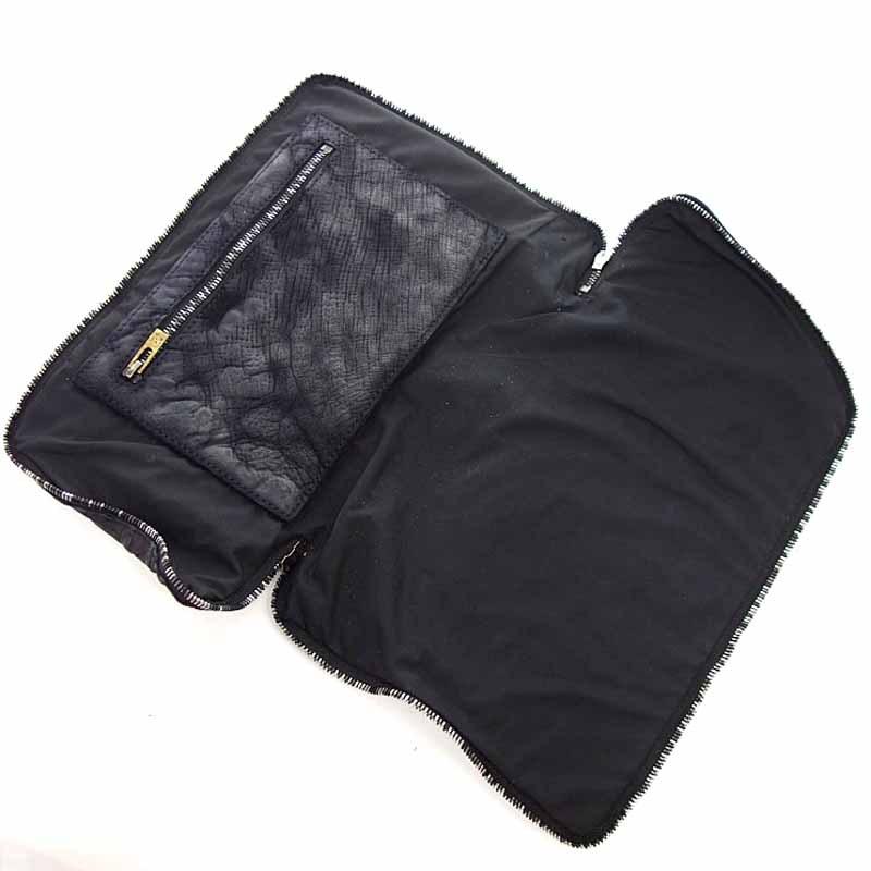 イエリブ/ierib onepiece clutch bag ホースバットレザー クラッチ 