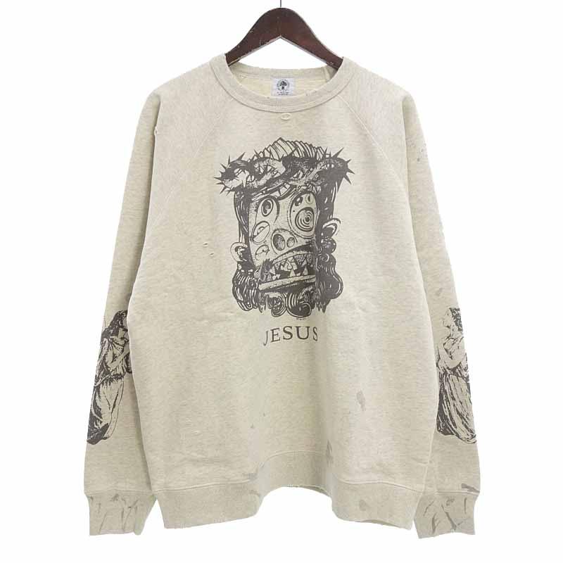 セント マイケル/SAINT MICHAEL 21AW × 村上隆 Jesus Crewneck スウェット トレーナー 80L22 サイズ  メンズXL グレー ランクA (中古) :2087822448942:BLOWZ Yショッピングストア - 通販 - Yahoo!ショッピング