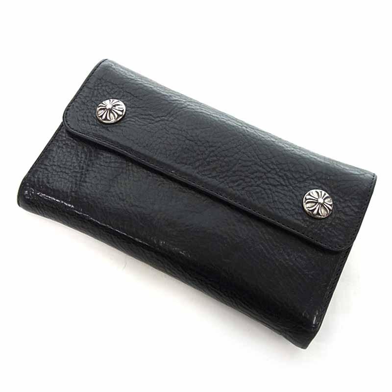 注目の CHROME HEARTS WAVE クロムハーツ ウェブウォレット
