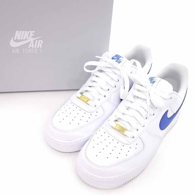 ナイキ/NIKE Air Force 1 Low White Royal Blue スニーカー 52D23