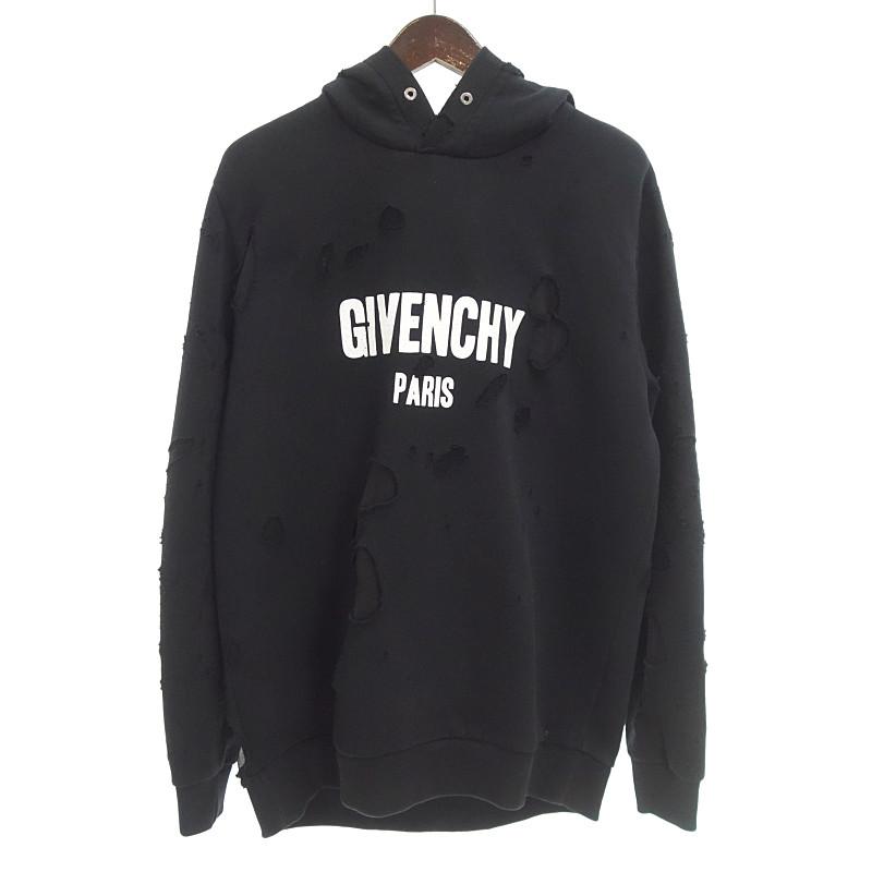 ジバンシィ/GIVENCHY 18SS Destroyed Logo Pullover デストロイ