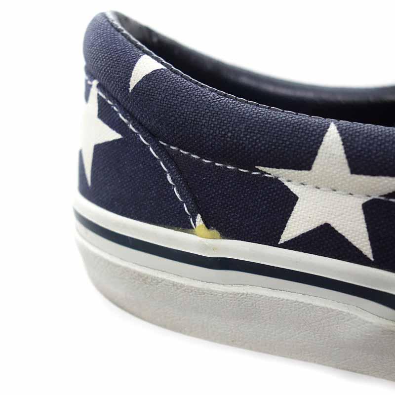 ソフネット/SOPHNET VANS SLIP-ON STAR CLASSIC PACK スリッポン 60K23 サイズ メンズ27.0cm ネイビー ランクB  (中古)｜blowz｜06