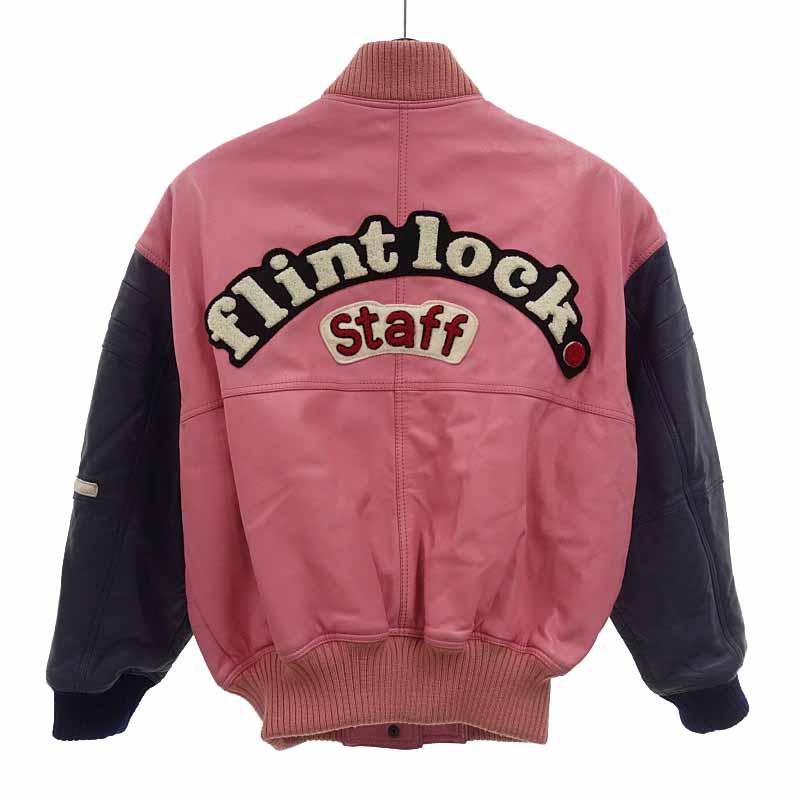 フリントロック/flint lock 90s vintage レザー スタジャン サガラ 