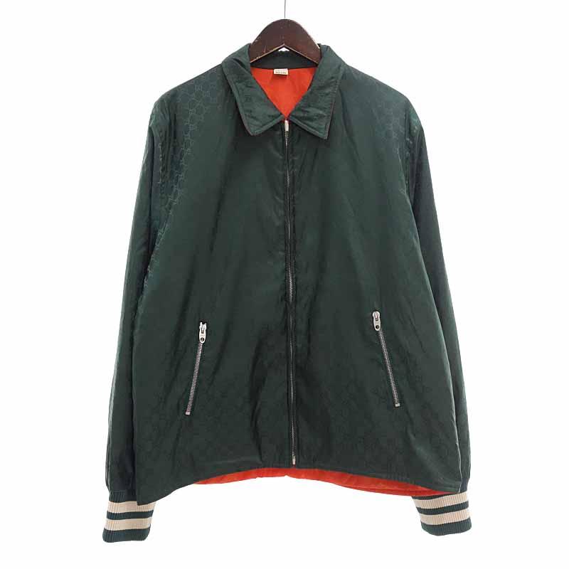グッチ/GUCCI 22AW GG ナイロン ジャカード リバーシブル ジャケット 