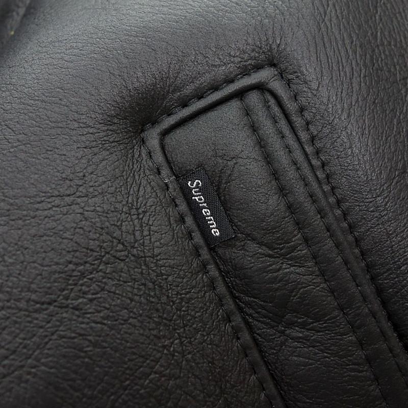 シュプリーム/SUPREME 23AW schott Shearling Bomber レザー 