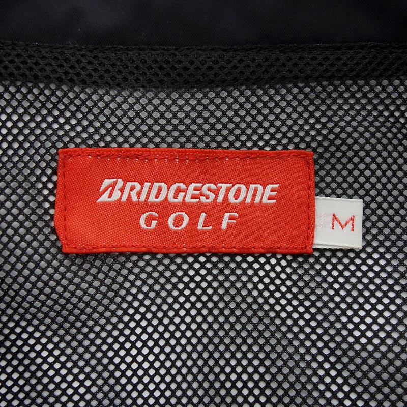 ブリヂストンゴルフ/BRIDGESTONE GOLF ナイロン プルオーバー スニード ジャック ブルゾン ジャケット 60E24 サイズ メンズM ブラック ランクA  (中古)｜blowz｜03