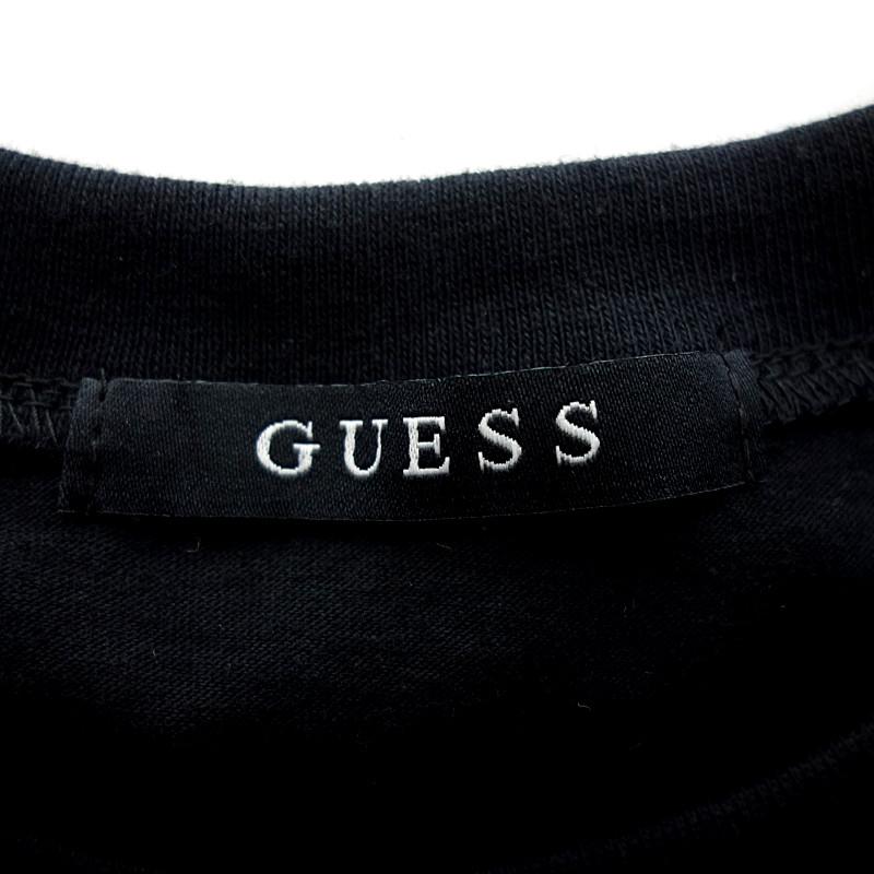 ゲス/GUESS エンボス ロゴ 半袖 Tシャツ 12D24 サイズ メンズS ブラック ランクA  (中古)｜blowz｜03